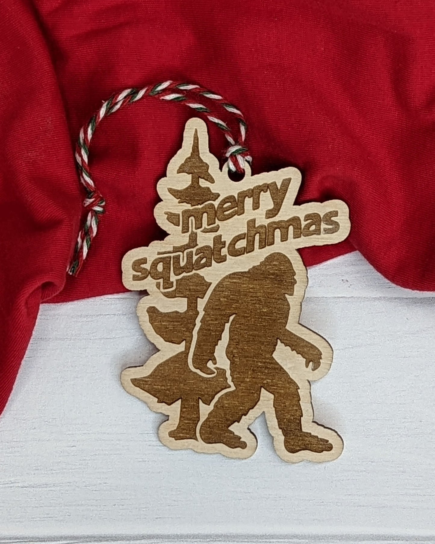 Merry Squatchmas Ornament